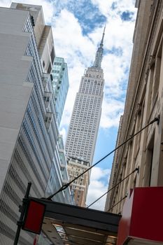 An image of the Empire State Building in New York USA