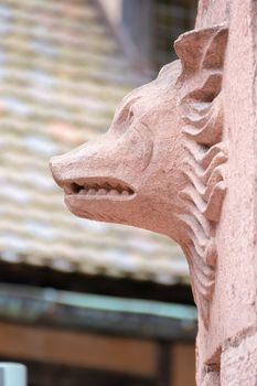 An image of a detail of the Haut-Koenigsbourg in France