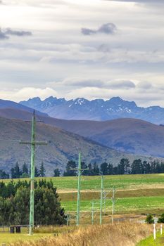 An image of a landscape scenery in south New Zealand