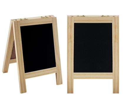 Isolate menu board on white background
