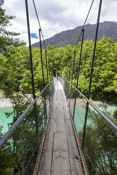 An image of the Haast River Landsborough Valley New Zealand