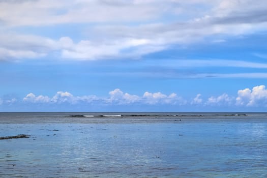 Sunny day beach view on the paradise islands Seychelles.