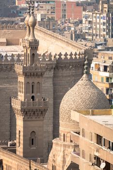 An image of the Aqsunqur mosque in Cairo Egypt