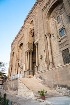 The two mosques Al-Rifa'i and Sultan Hassan in Cairo Egypt