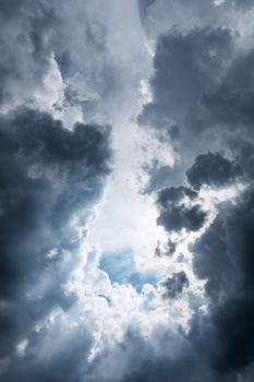 An image of bad weather storm clouds