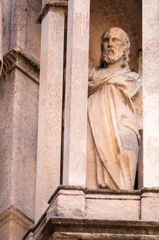 An image of the beautiful statue at Cathedral Milan Italy