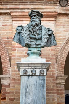 An image of a statue at San Severino Marche Italy