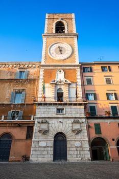 An image of a clock tower at Ancony Italy