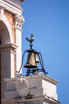 An image of details of the Basilica della Santa Casa in Italy Marche