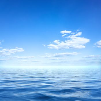 An image of a wide ocean waves horizon background