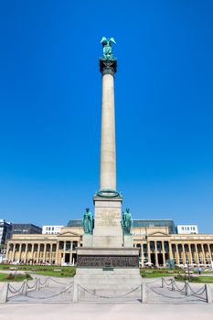 An image of the anniversary column for Wilhelm I. King of Wuerttemberg, Stuttgart Germany