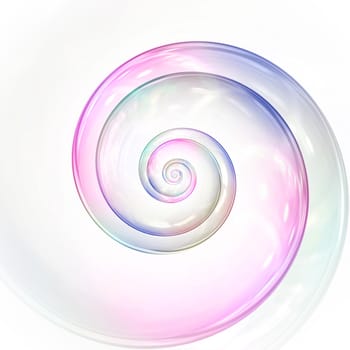 A soap bubble colors spiral background illustration