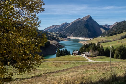 barrage de lhongrin,,valais,swiss