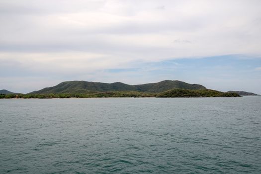 View of Samaesarn island look for the boat at thailand