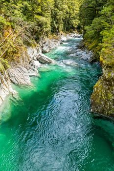 An image of the Haast River Landsborough Valley New Zealand