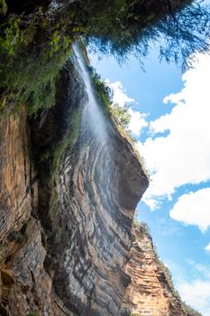 An image of a waterfall at the Blue Mountains Australia