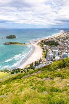 An image of Bay Of Plenty view from Mount Maunganui New Zealand