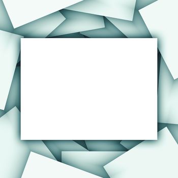 An illustration of an abstract white paper background