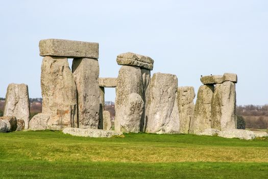 A photography of a the mystical Stonehenge Great Britain