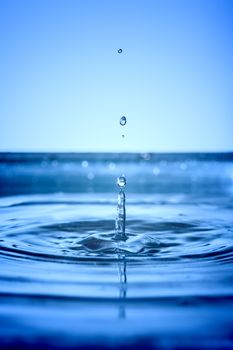 An image of a beautiful water drop background