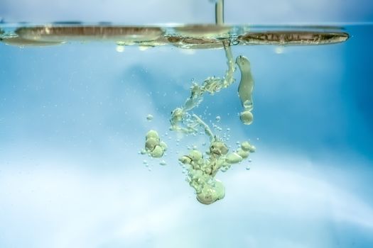 An image of a nice water oil bubbles background