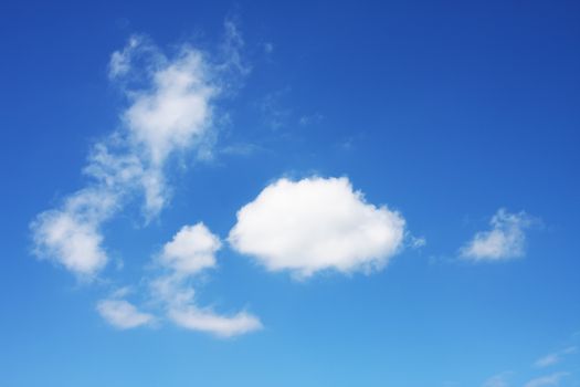 A photography of a blue sky background