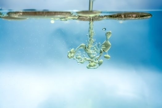 An image of a nice water oil bubbles background