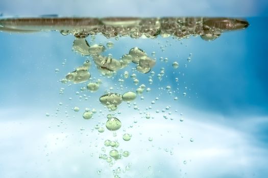 An image of a nice water oil bubbles background