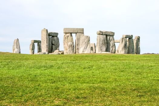 A photography of a the mystical Stonehenge Great Britain