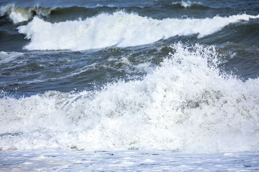 An image of a stormy ocean scenery background