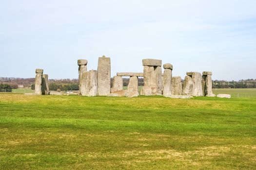 A photography of a the mystical Stonehenge Great Britain