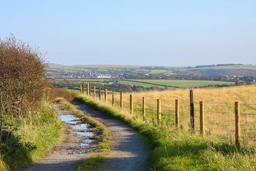 A photography of a cornwall landscape scenery