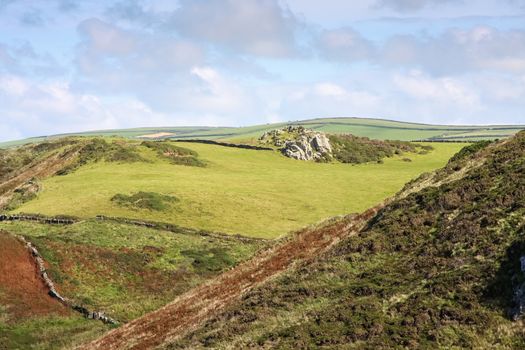 A photography of a cornwall landscape scenery