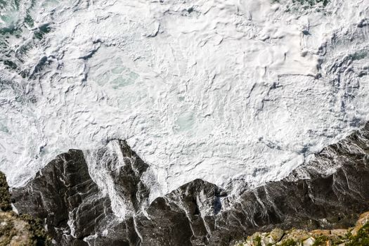 An image of a very rough coast at Cornwall Great Britain England