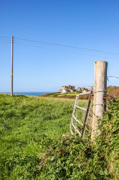 A photography of a cornwall landscape scenery