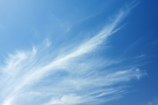 An image of a blue cloudy background