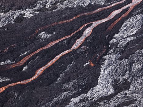 Lava flow at Hawaii Volcano National Park