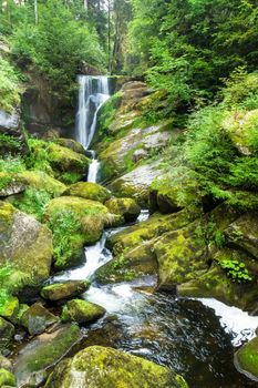 An image of the waterfall at Triberg in the black forest area Germany