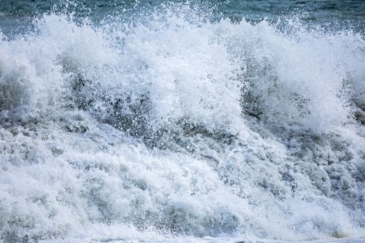 An image of a stormy ocean scenery background