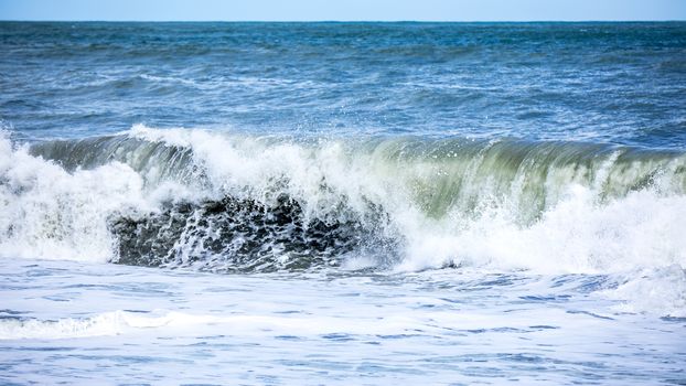 An image of a stormy ocean scenery background