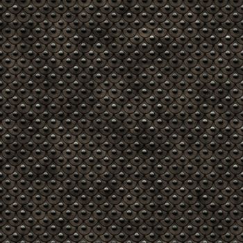 An illustration of a seamless armor texture background