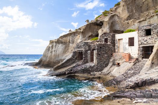 An image of lost places Lipari Island south Italy