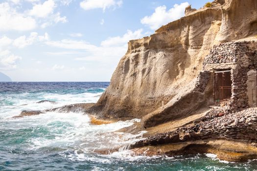 An image of lost places Lipari Island south Italy