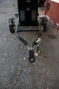 Portable Generator Trailer All names removed from side and tire walls