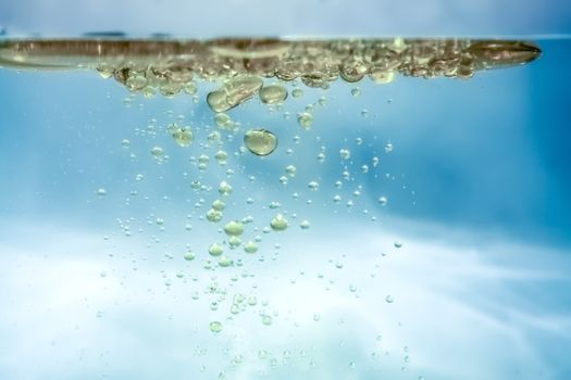 An image of a nice water oil bubbles background