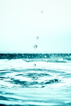 An image of a beautiful water drop background