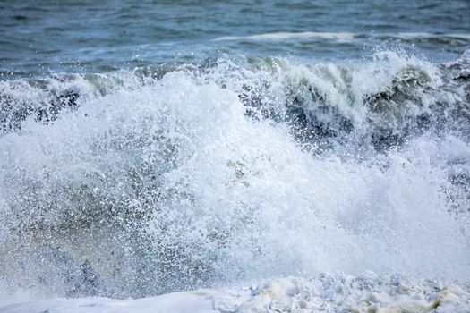 An image of a stormy ocean scenery background