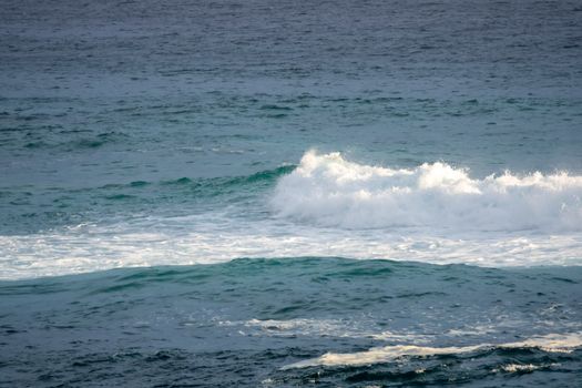 An image of a stormy ocean scenery background