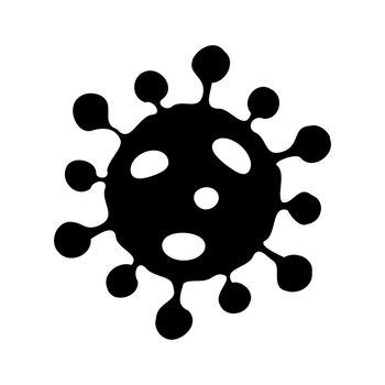 An illustration of a corona virus symbol