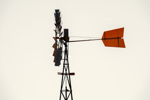 An image of a typical windmill in australia